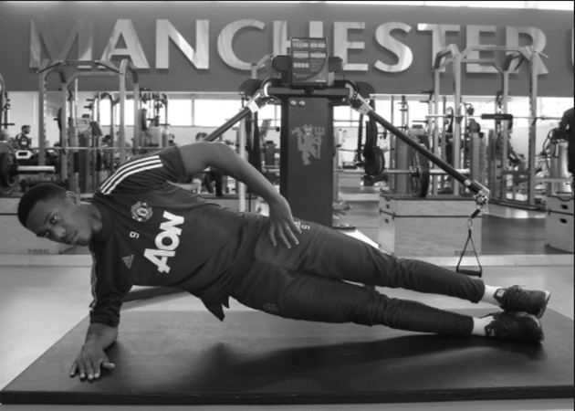 Ảnh sao MU tập gym - Bóng Đá