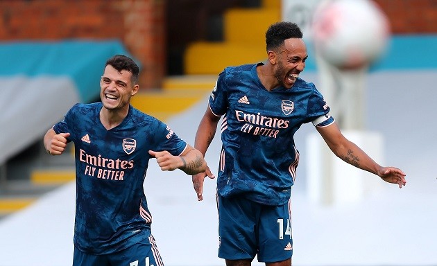 Aubameyang's top bins curler vs Fulham nominated for PL goal of the month for September - Bóng Đá