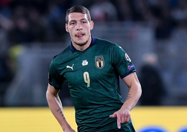 Đội hình Italia chạm trán Bulgaria: 