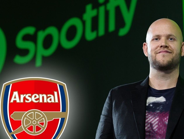[Daniel Ek] confirms he has made a formal bid to buy Arsenal - Bóng Đá