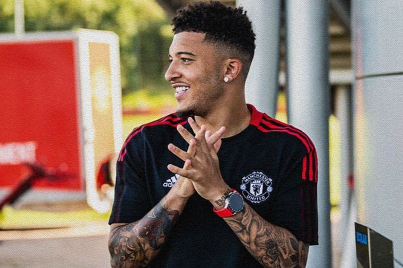 Jadon Sancho attends first Manchester United training session following £72.9m transfer - Bóng Đá