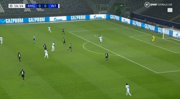 Bàn thắng đầu của Inter trước Gladbach - Bóng Đá