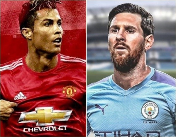 Ronaldo đến M.U, Messi đến Man City - Bóng Đá