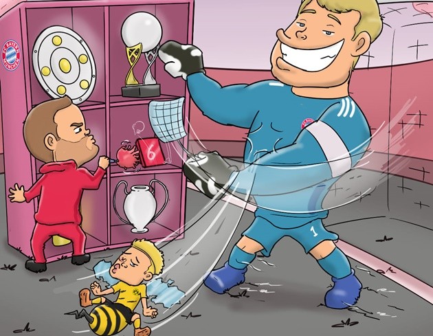 Cười té khói với loạt ảnh chế Bayern thắng Dortmund - Bóng Đá