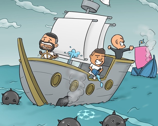 Cười té khói với loạt ảnh chế vòng bảng Champions League - Bóng Đá