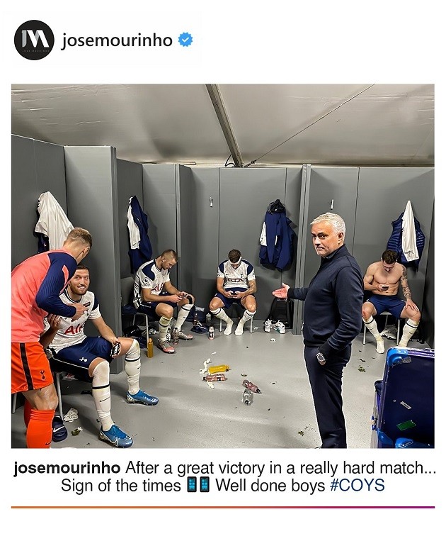  Mourinho Instagram - Bóng Đá