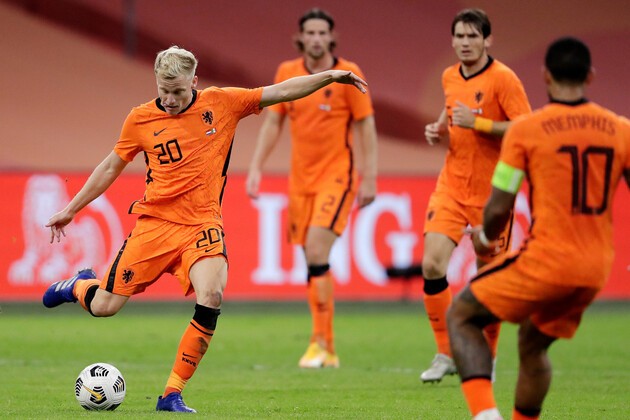 Van de Beek trận Mexico  - Bóng Đá