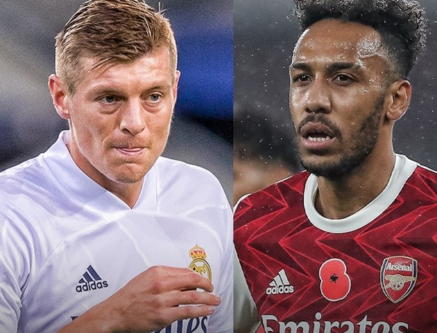 Mesut Ozil sends message to Aubameyang over Toni Kroos ‘silly’ goal celebration row   - Bóng Đá