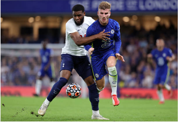 Werner bị đánh cắp 1 bàn thắng trong trận hòa Spurs - Bóng Đá