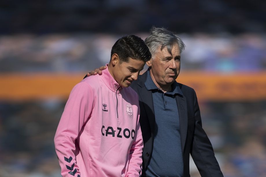 Ancelotti: “James Rodriguez was desperate in Real Madrid and now he’s in the right place” - Bóng Đá