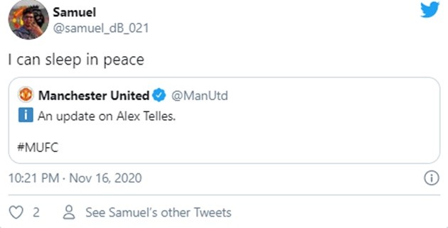Manchester United: Fans react to Alex Telles update - Bóng Đá