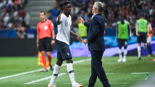 Deschamps praises Dembele after France strike - Bóng Đá