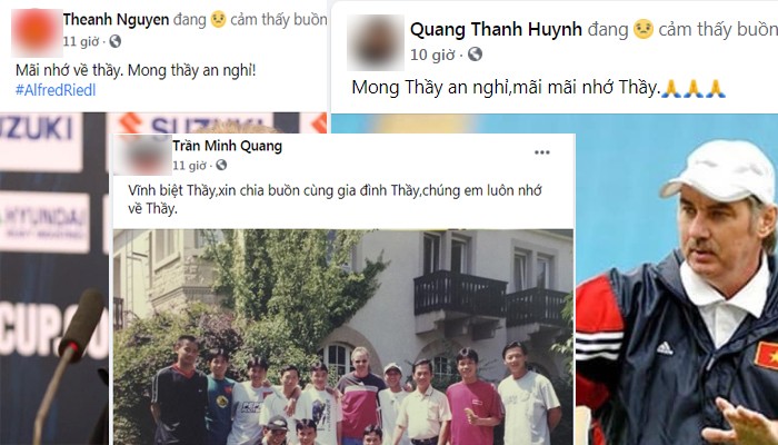 VFF và các danh thủ Việt Nam đau xót trước sự ra đi của HLV Alfred Riedl - Bóng Đá