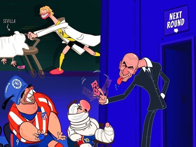 Cười té khói với loạt ảnh chế bốc thăm tứ kết Champions League - Bóng Đá