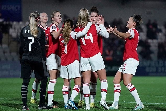 Gỡ gạc cho London, Arsenal hủy diệt đối thủ 8-0 ở Champions League nữ - Bóng Đá