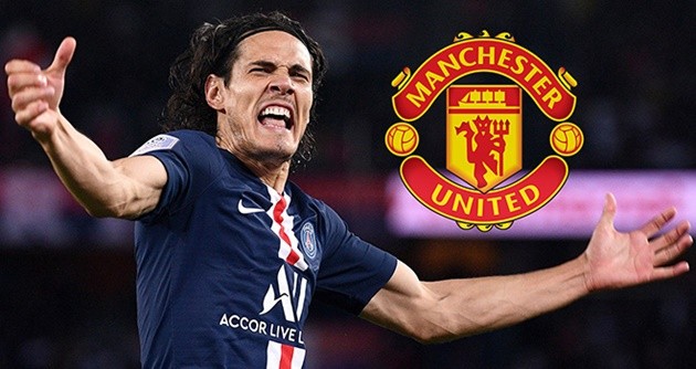 How Edinson Cavani could line up at Man Utd in battle for striker spot with Anthony Martial - Bóng Đá