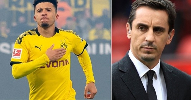 Manchester United must listen to Gary Neville about Jadon Sancho transfer - Bóng Đá