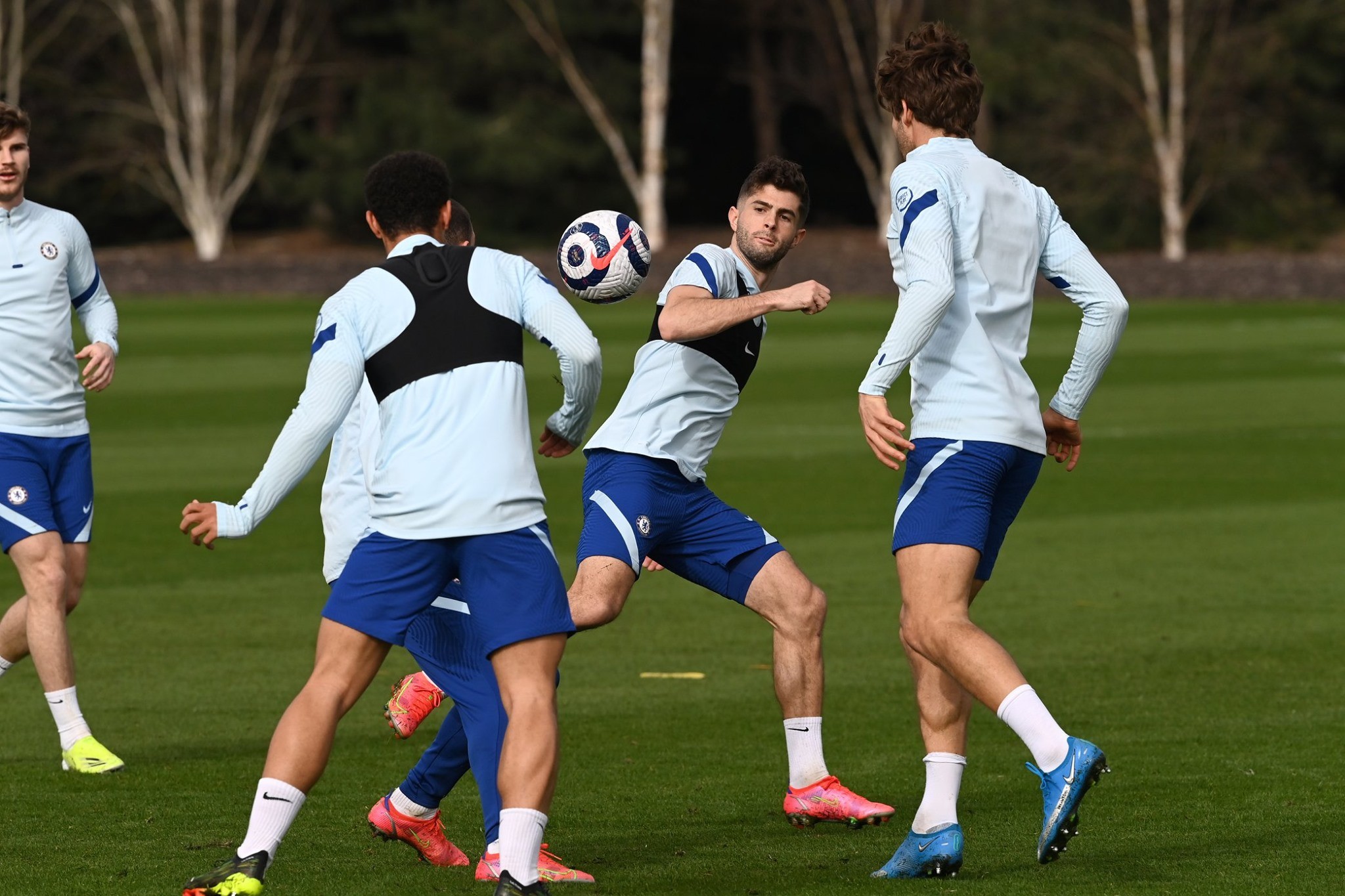 Timo Werner nghệch mặt ra khi trở lại Chelsea - Bóng Đá