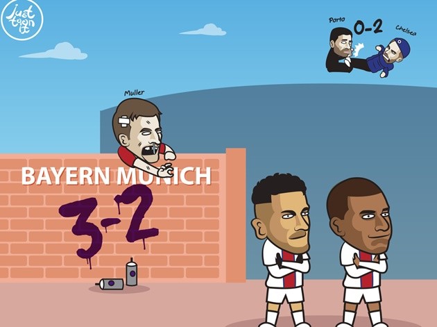 Cười té khói với loạt ảnh chế tứ kết Champions League  - Bóng Đá