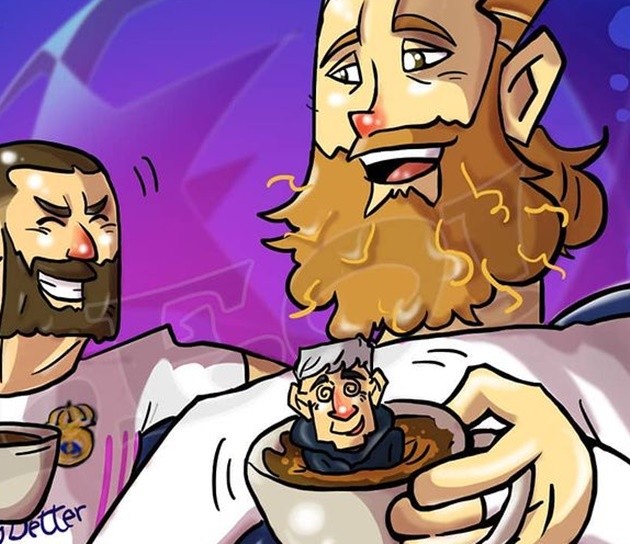 Cười té khói với loạt ảnh chế vòng 1/8 Champions League  - Bóng Đá