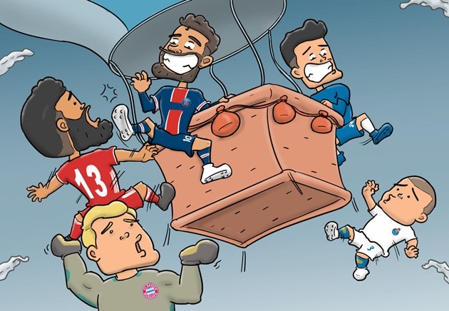 Cười té khói với loạt ảnh chế tứ kết Champions League  - Bóng Đá