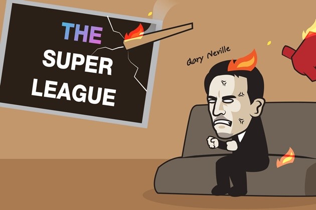 Cười té khói với loạt ảnh chế European Super League - Bóng Đá