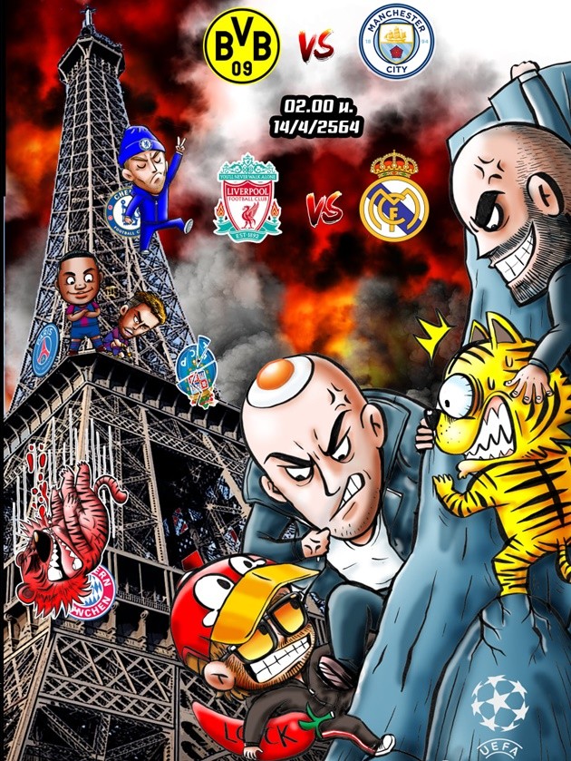 Cười té khói với loạt ảnh chế tứ kết Champions League  - Bóng Đá