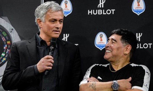 Mourinho gây xúc động vì tưởng nhớ Maradona - Bóng Đá