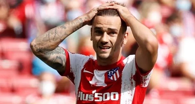 0 bàn, 0 cú sút trúng đích, 0 kiến tạo, ác mộng đeo bám Griezmann tại Atletico - Bóng Đá