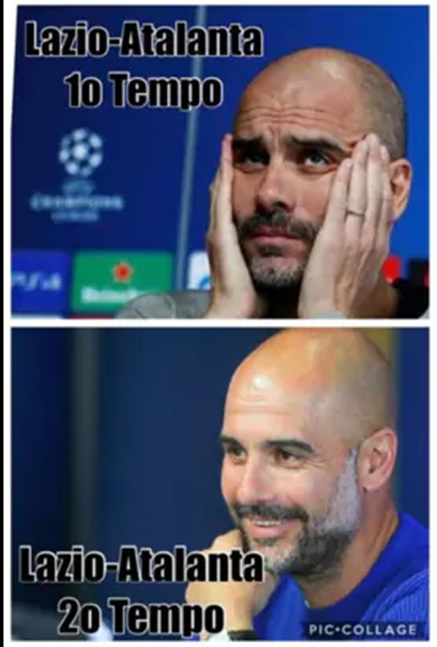 Pep Guardiola bị troll sau trận Lazio - Atalanta - Bóng Đá