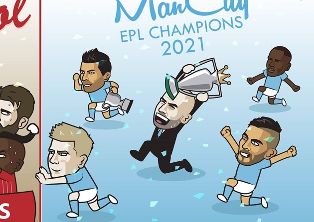 Cười té khói với loạt ảnh chế Man City vô địch Premier League - Bóng Đá