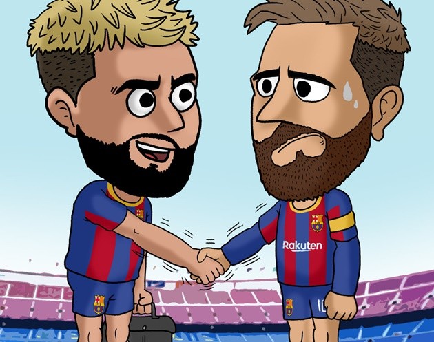 Cười té khói với loạt ảnh chế Aguero gia nhập Barca - Bóng Đá