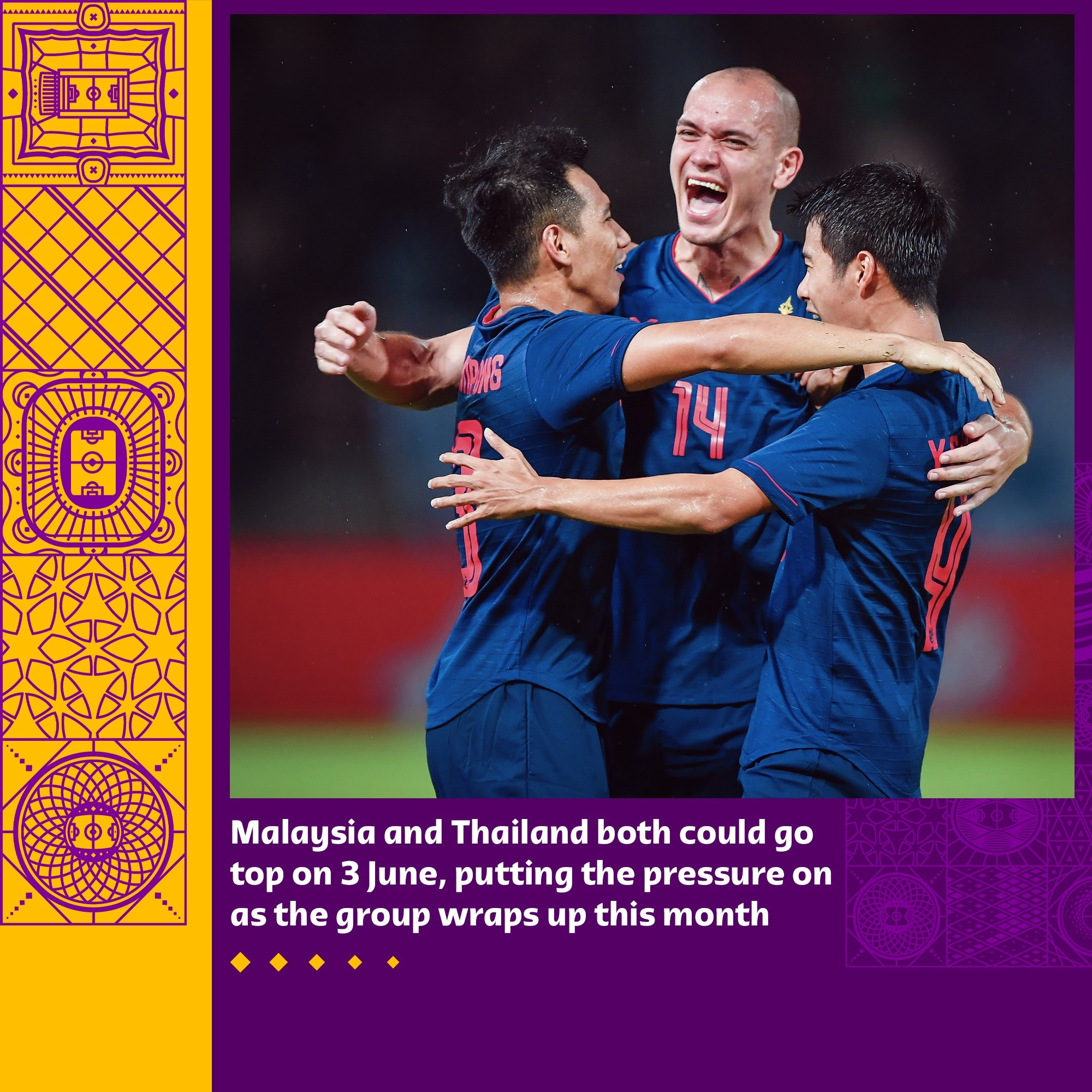 Việt Nam phải dè chừng Thái Lan và 2 đối thủ khác ở VL World Cup - Bóng Đá