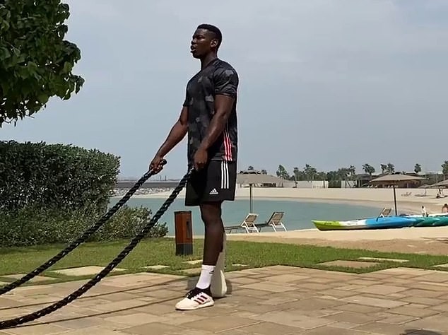 'Show off or motivation?': Paul Pogba puts in the hard work on his Dubai break - Bóng Đá
