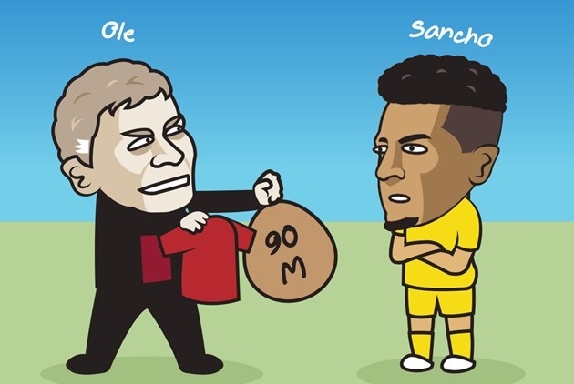 Cười té khói với loạt ảnh chế Man Utd mua Sancho - Bóng Đá