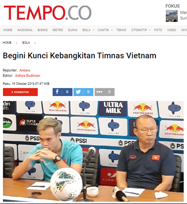 Báo Indonesia: Đây, nguyên nhân khiến chúng ta thảm bại trước ĐT Việt Nam - Bóng Đá
