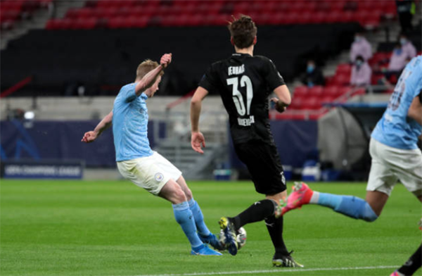 De Bruyne nã đại pháo, Man City thắng nhẹ nhàng Gladbach tại Etihad - Bóng Đá