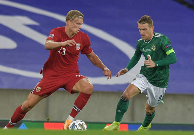 Erling Haaland score wondergoal and celebrate like childhood hero Michu in Norway’s 5-1 win vs Northern Ireland - Bóng Đá