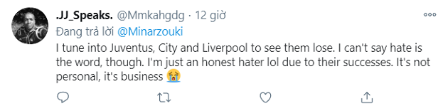 people tune into a game to watch a team they hate lose more than they watch a game to see a particular team win - Bóng Đá