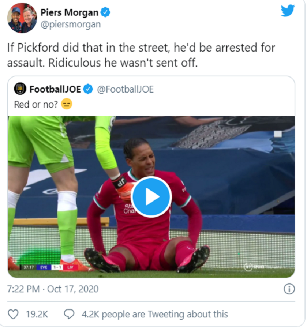 Everton 2-2 Liverpool: Jordan Pickford once made a similar tackle on Dele Alli - Bóng Đá