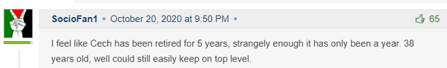 fan react petr cech - Bóng Đá