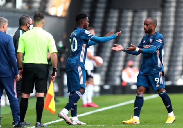 Dani Ceballos and Eddie Nketiah involved in pre-match bust up before Fulham fixture - Bóng Đá