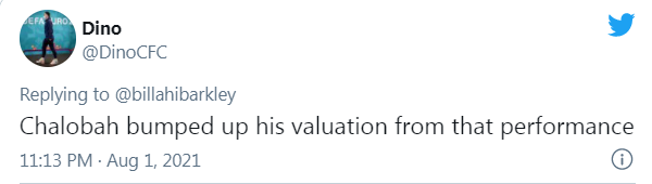 'Man of the match': Some Chelsea fans raved about rarely seen 22-year-old's display vs Arsenal yesterday (Chalobah) - Bóng Đá