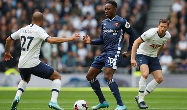 Ex-Arsenal ace Danny Welbeck injured after just 55 SECONDS for Watford at Tottenham - Bóng Đá