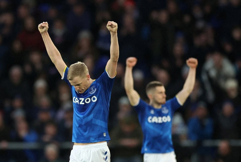 Ảnh Van de Beek - Everton - Bóng Đá