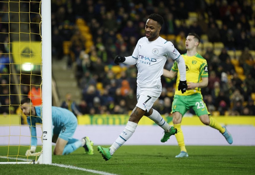 Sterling lập hat-trick trong trận thắng 4-0 của Man City - Bóng Đá