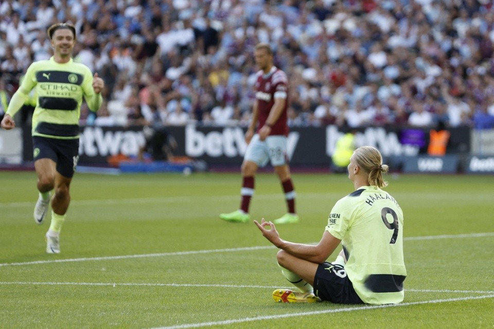 Haaland lập cú đúp, Man City vượt khó trước West Ham - Bóng Đá