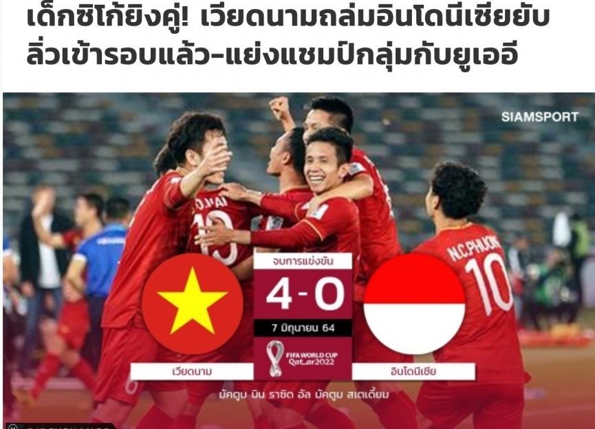 Việt Nam đè bẹp Indonesia, báo Thái Lan gọi tên Kiatisak - Bóng Đá