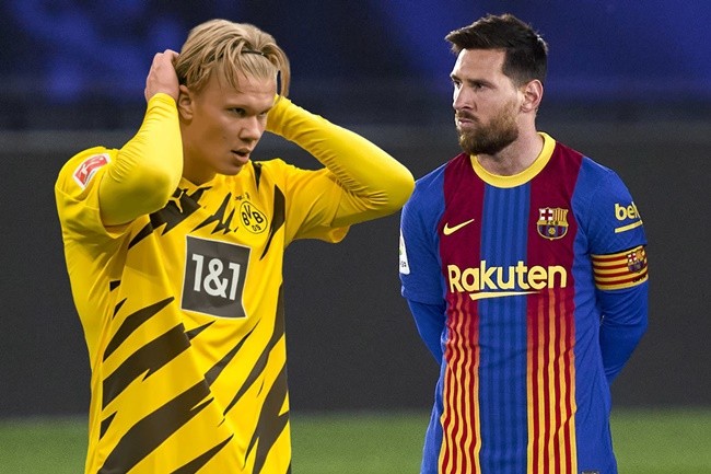 Barcelona ready to sacrifice Lionel Messi contract talks to beat Man Utd and Co to Erling Haaland transfer EXCLUSIVE - Bóng Đá