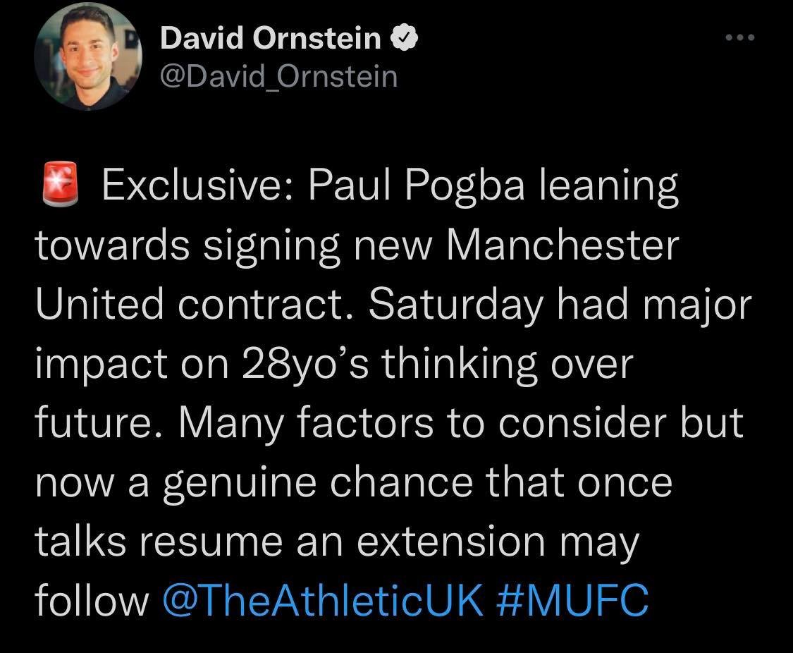 David Ornstein on Pogba - Bóng Đá